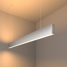 Светильник светодиодный подвесной линейный двусторонний 103см 40W 3000K матовое серебро (101-200-40-103) | a041520 | Elektrostandard