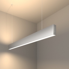 Светильник светодиодный подвесной линейный двусторонний 103см 40W 4200K матовое серебро (101-200-40-103) | a041521 | Elektrostandard