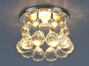 Светильник точечный встраиваемый 2051 MR16 CH/CL хром/прозрачный | a030708 | Elektrostandard