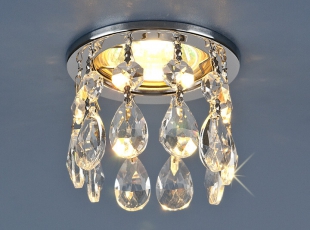 Светильник точечный встраиваемый 2055 MR16 CH/CL хром/прозрачный | a030711 | Elektrostandard