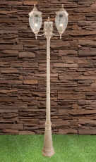 Светильник садово-парковый GLYF-8024F/3 Andromeda F/3 белое золото | a035026 | Elektrostandard