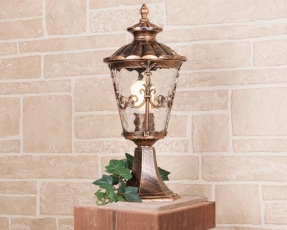 Светильник садово-парковый GLYF-8046S Diadema S черное золото | a028002 | Elektrostandard