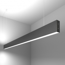 Светильник светодиодный подвесной линейный двусторонний 128см 50W 6500K черная шагрень (101-200-40-128) | a042947 | Elektrostandard