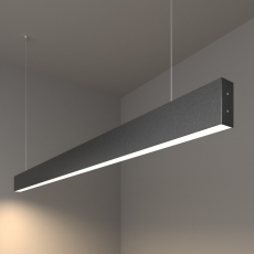 Светильник светодиодный подвесной линейный односторонний 128см 25W 4200K черная шагрень (101-200-30-128) | a042952 | Elektrostandard