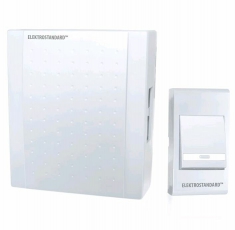 DBQ15 WM 1M IP44 белый звонок дверной проводной | a031651 | Elektrostandard