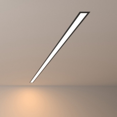 Светильник светодиодный встраиваемый линейный 128см 25W 3000К черный матовый (100-300-128) | a040153 | Elektrostandard