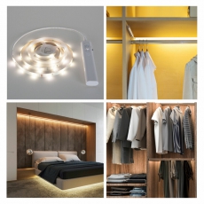 Мебельная подсветка Набор светодиодной подсветки 6V 1m 2,4W IP65 с датчиком движения (SLS 01 CW IP 65) Elektrostandard | a044517 | Elektrostandard