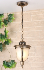 Светильник садово-парковый GLYF-2010H Atlas H черное золото настенный | a028009 | Elektrostandard