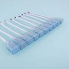 Коннектор для ленты Premium LS012 220V 5050 RGB односторонний гибкий (10 pkt) (PSL-08) | a041344 | Elektrostandard