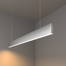 Светильник светодиодный подвесной линейный односторонний 103см 20W 3000K матовое серебро (101-200-30-103) | a041523 | Elektrostandard