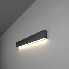 Светильник светодиодный накладной линейный односторонний53см 10W 4200К черная шагрень (100-100-30-53) | a040055 | Elektrostandard