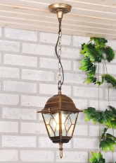 Светильник садово-парковый Vega H черное золото | a025020 | Elektrostandard