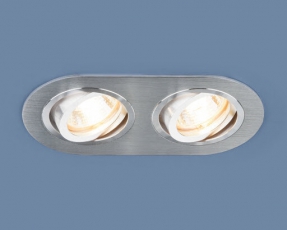 Светильник встраиваемый карданный 1061/2 MR16 SL серебро округлый | a036418 | Elektrostandard