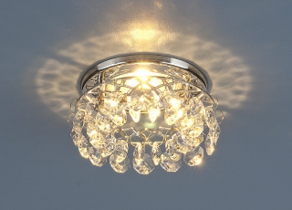 Светильник точечный встраиваемый 7070 MR16 СH/CL хром/прозрачный | a031474 | Elektrostandard