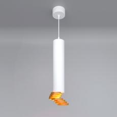 Подвес потолочный DLN103 GU10 белый/золото GU10 0*35Вт Eurosvet | a047751 | Elektrostandard