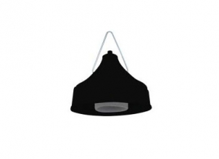 Арматура для светпильника НСП 03-60 пластик черный без стекла подвес | 1005550237 | Элетех