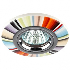 Светильник точечный декоративный DK62 CH/MULTI керамический 