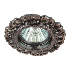 Светильник встраиваемый литой MR16,12V/220V, 50W медь (5/100/2400) KL53 SС | Б0017098 | ЭРА