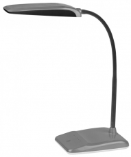 Светильник настольный на основании светодиодный NLED-447 9Вт 3000К серебро | Б0017433 | ЭРА