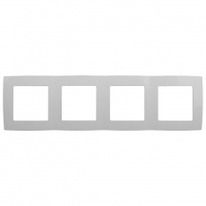 Рамка на 4 поста 12-5004-01 , белый (10/100/1600) |Б0014771 | ЭРА
