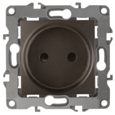 Розетка 12-2105-13 2P, 16АХ-250В, бронза (10/100/3200) |Б0019336 | ЭРА