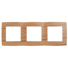 Рамка на 3 поста 12-5003-09 , дуб (15/150/2400) |Б0014769 | ЭРА