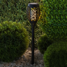 Cветильник садовый декоративный Факел на солнечной батарее, ERASF020-33 49,5 см | Б0044241 | ЭРА