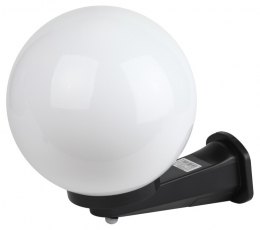 Светильник садово-парковый НБУ 21-60-251 , шар опал с датчиком и настенным крепежом D=250 mm | Б0048077 | ЭРА