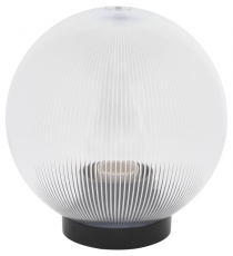 Светильник садово-парковый НТУ 02-60-202 без опоры, шар прозрачный призма D=200 mm | Б0048052 | ЭРА