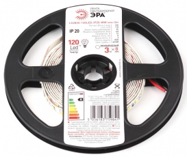 Лента светодиодная LS2835-120LED-IP20-WW-eco-3m | Б0035594 | ЭРА