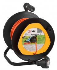 Удлинитель силовой ЭРА RPx-1-2x0.75-30m на п. катушке б/з 1 гн 30м ПВС 2х0.75 | Б0043043 | ЭРА