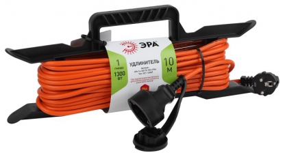 Удлинитель силовой ЭРА UFx-1e-3x0.75-10m-IP44 на рамке c/з 1 гн 10м ПВС 3x0.75 | Б0046825 | ЭРА