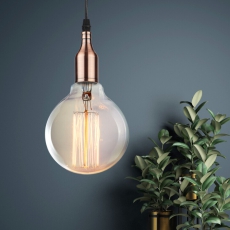 Светильник накладной подсветка PL13 E27 - 6 RC , цоколь Е27, провод 1 м, цвет медь (60/360) | Б0048527 | ЭРА