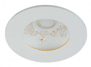 Светильник точечный декоративный DK LED 11-10 GD светодиодный круглый 