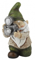 Cветильник садовый декоративный SL-RSN20-GNPH на солнечной батарее, полистоун, цветной, 23 см | Б0032587 | ЭРА