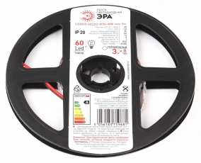 Лента светодиодная 60 диодов IP20 теплый белый цвет LS2835-60LED-IP20-WW-eco-3m | Б0035585 | ЭРА