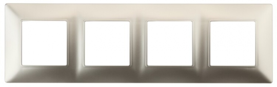 14-5004-04 Электроустановка ЭРА Рамка на 4 поста, Эра Elegance, шампань | Б0034402 | ЭРА