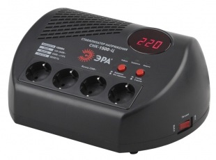 Стабилизатор напряжения СНК-1500-Ц 160-260В/220В, 1500ВА | Б0031073 | ЭРА