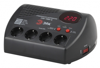 Стабилизатор напряжения СНК-1000-Ц 160-260В/220В, 1000ВА | Б0031072 | ЭРА