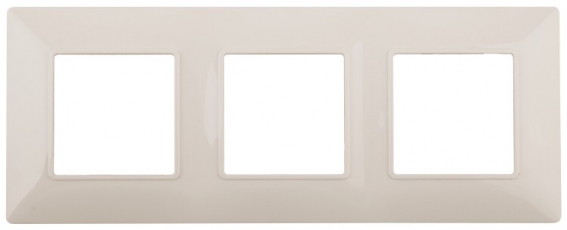 14-5003-02 Электроустановка ЭРА Рамка на 3 поста, Эра Elegance, сл.кость | Б0034394 | ЭРА