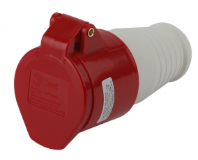 Розетка переносная 214 3Р+РЕ 16А 380В IP44 | Б0032862 | ЭРА