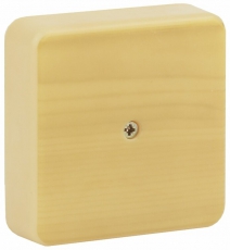 Коробка распределительная 75х75х20 (без клеммы) сосна IP40 ЭРА BS-P-75-75-20 | Б0031179 | ЭРА