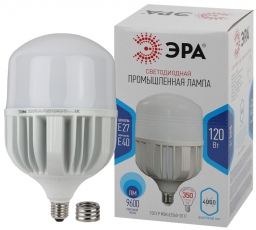 Лампа светодиодная промышленная POWER LED POWER T160-120W-4000-E27/E40 E27/E40 120Вт колокол | Б0051793 | ЭРА