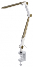 Светильник настольный NLED-496-12W-G светодиодный на струбцине золото | Б0052769 | ЭРА