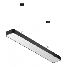 Светильник светодиодный Geometria Block SPO-111-B-40K-060 60Вт 4000К 7200Лм IP40 1200*300*60 черный подвесной | Б0050539 | ЭРА