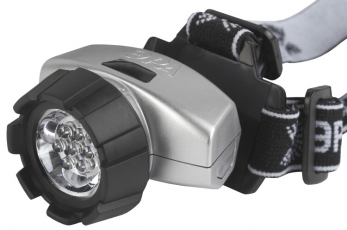 Фонарь налобный G7 7xLED, 3хААА, блистер | Б0019262 | ЭРА