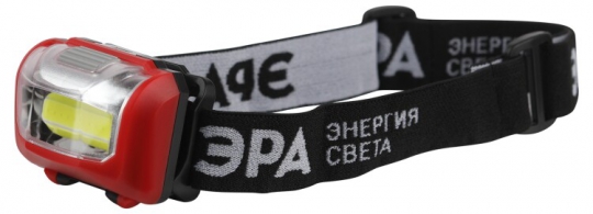 Фонарь налобный светодиодный GB-709 на батарейках, 3 режима 5 Вт, СОВ, 3хААА, Пиранья | Б0052751 | ЭРА