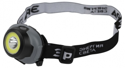 Фонарь налобный светодиодный GB-710 на батарейках, 3 режима, 5 Вт, СОВ, 3хААА, Криптон | Б0052752 | ЭРА