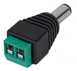 Разъем R-DC01 DC питания штекер 2. 1х5. 5 с клеммной колодкой | Б0048308 | ЭРА