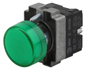 Индикатор LAY5-BU63 зеленого цвета d22мм (20/200/6400) | Б0045623 | ЭРА